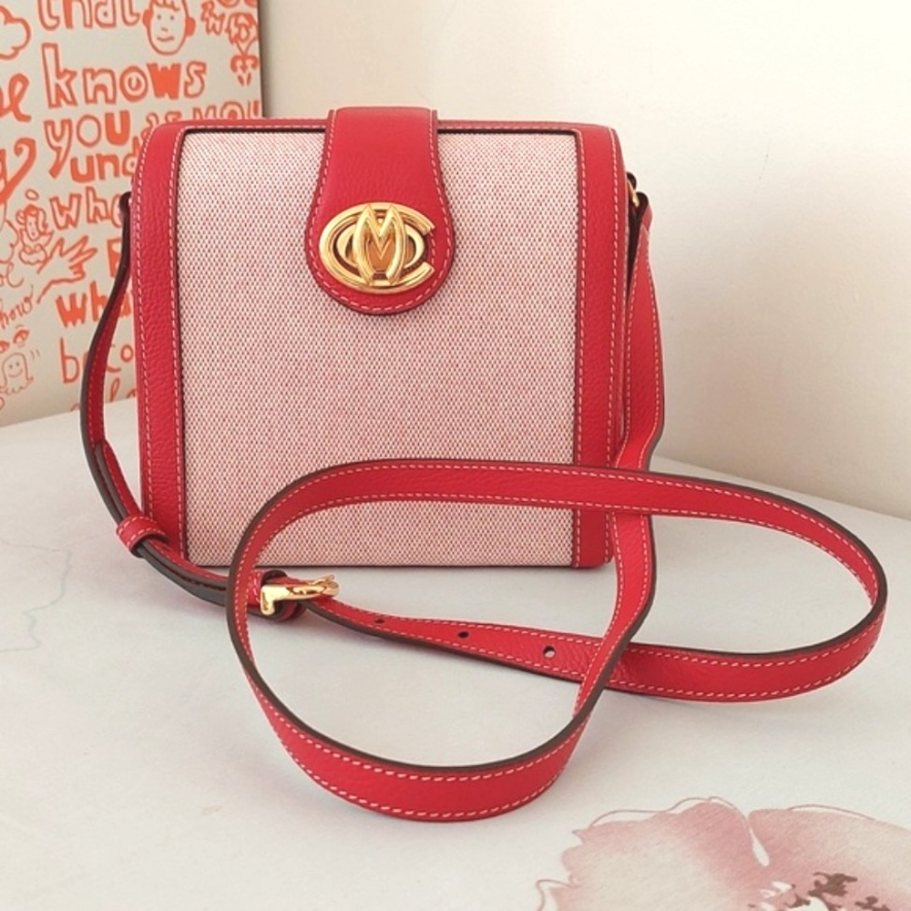 Mark cross small box crossbody bag